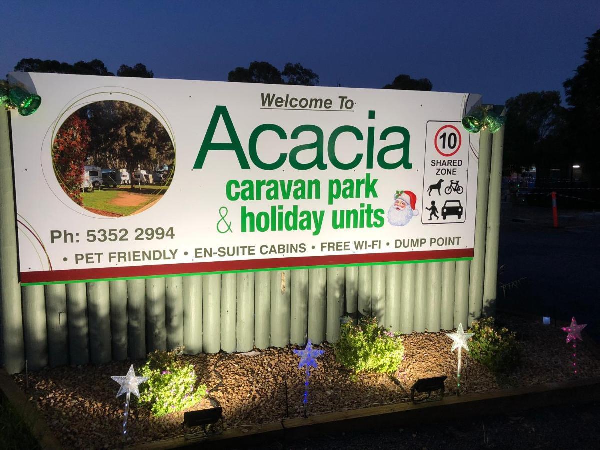 Acacia Caravan Park & Holiday Units อารารัต ภายนอก รูปภาพ